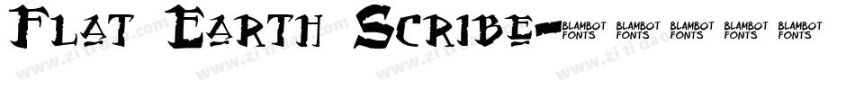 Flat Earth Scribe字体转换